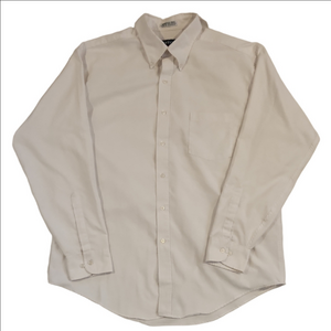 Manhattan Elegant White Men's Dress Shirt